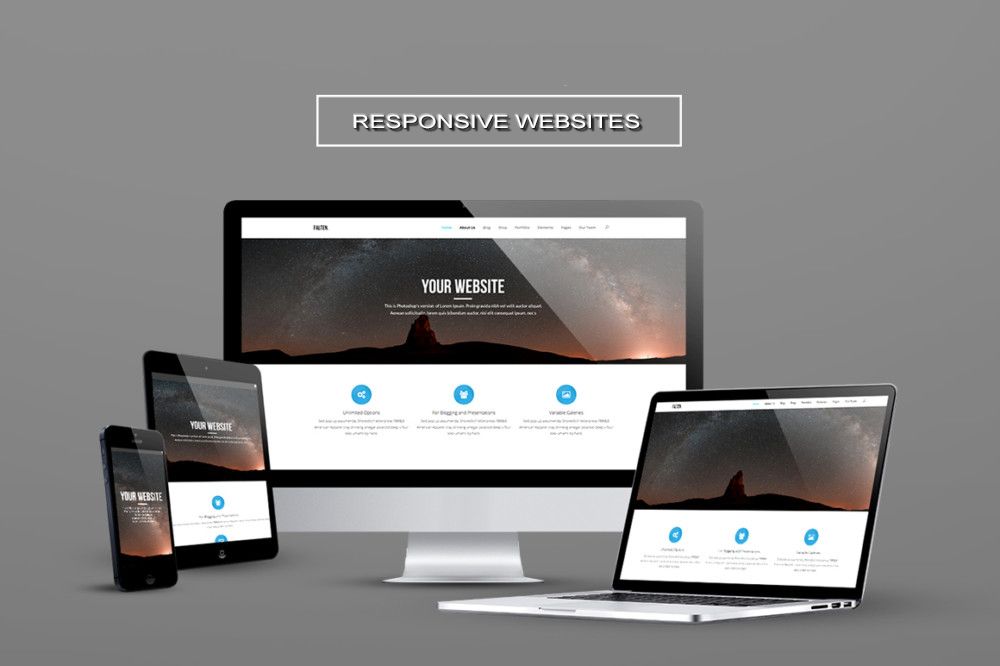 Desktop, Tablet and Mobile Friendly Websites